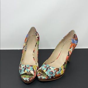 Nine West floral high heels